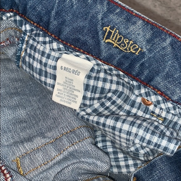 American Eagle crop hipster denim jeans - Picture 4 of 8